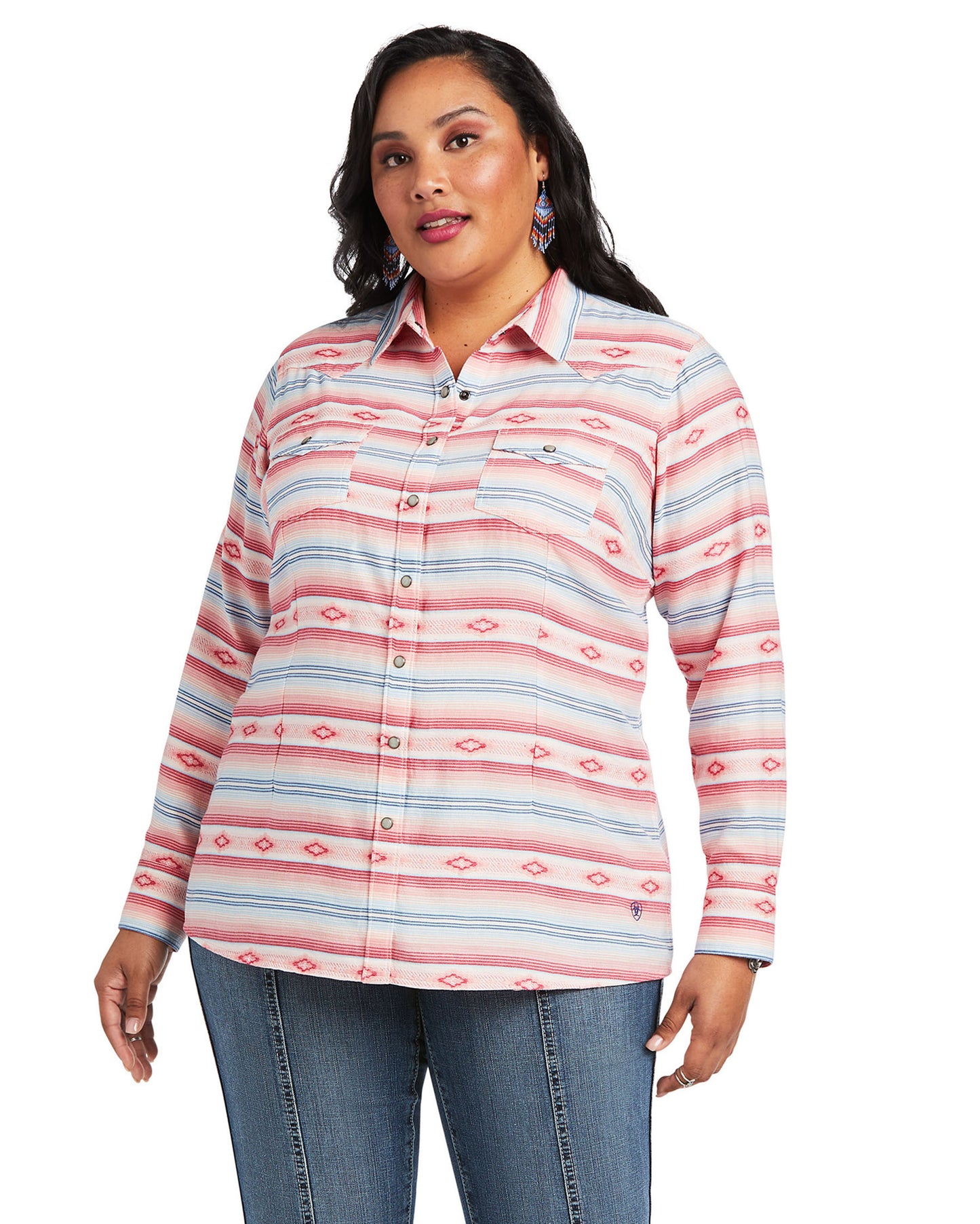 Women's REAL Watercolor Serape Shirt