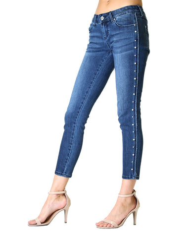 Women’s Pearl Side Skinny Jeans
