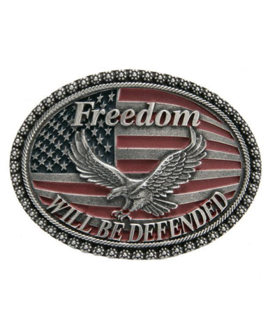 Freedom will be Defended Belt Buckle