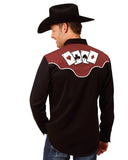 Men's Embroidery Western Shirt