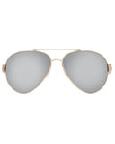 South Point Copper Silver Mirror Sunglasses