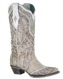 Women's Overlay Studded Western Boots