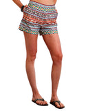 Women’s Embroidery Canvas Shorts