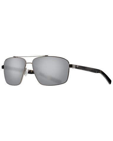 Flagler Gray Silver Mirror Sunglasses