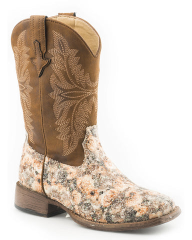 Kid's Claire Glitter Western Boots