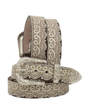 Women’s Leather and Lace Western Belt