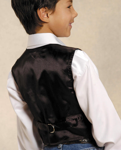 Kids' Cow Suede Vest - 02-094-0500-0513 BR