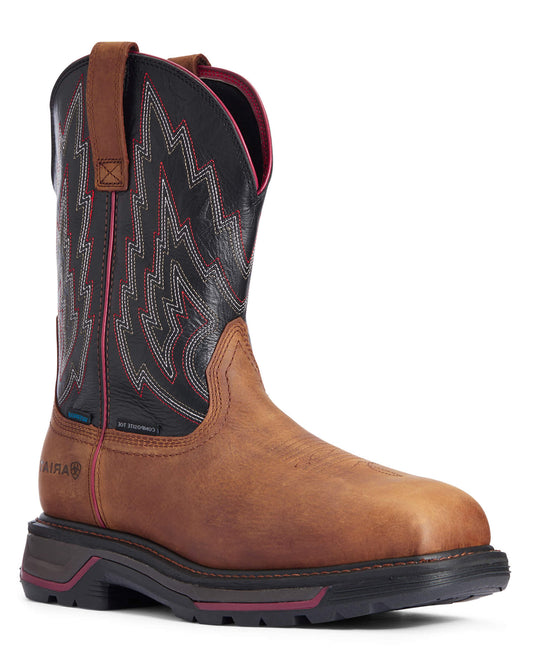 Men's Big Rig H20 CT Work Boots by Ariat from Skip’s Western Outfitters | ARI-10034160-060-EE