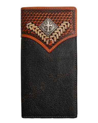 Rawhide Overlay Rodeo Wallet