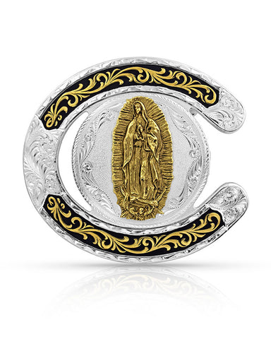 Our Lady of Guadalupe Belt Buckle