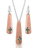 Women's Desert Sun Opal Cactus Jewelry