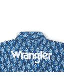 Men's Print Wrangler Logo Western Shirt