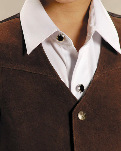 Kids' Cow Suede Vest - 02-094-0500-0513 BR