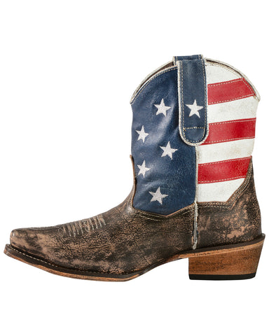 Women’s American Flag Shorty Boots