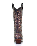 Women's Inlay Embroidery Western Boots