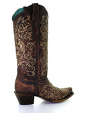 Women's Floral Embroidery Western Boots