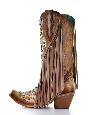 Women's Inlay Fringe Western Boots – Skip's Western Outfitters