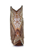 Women's Inlay Fringe Western Boots