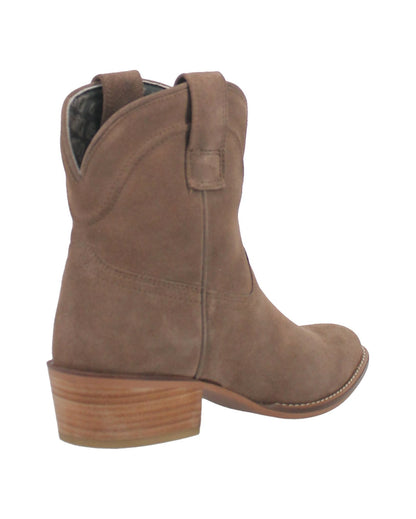 Dingo Women's Tumbleweed Western Booties in Sand with Round Toe at Skip's Western Outfitters | DI561-SAND