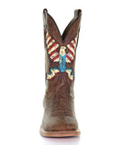 Men's Eagle Inlay Western Boots