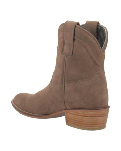Dingo Women's Tumbleweed Western Booties in Sand with Round Toe at Skip's Western Outfitters | DI561-SAND