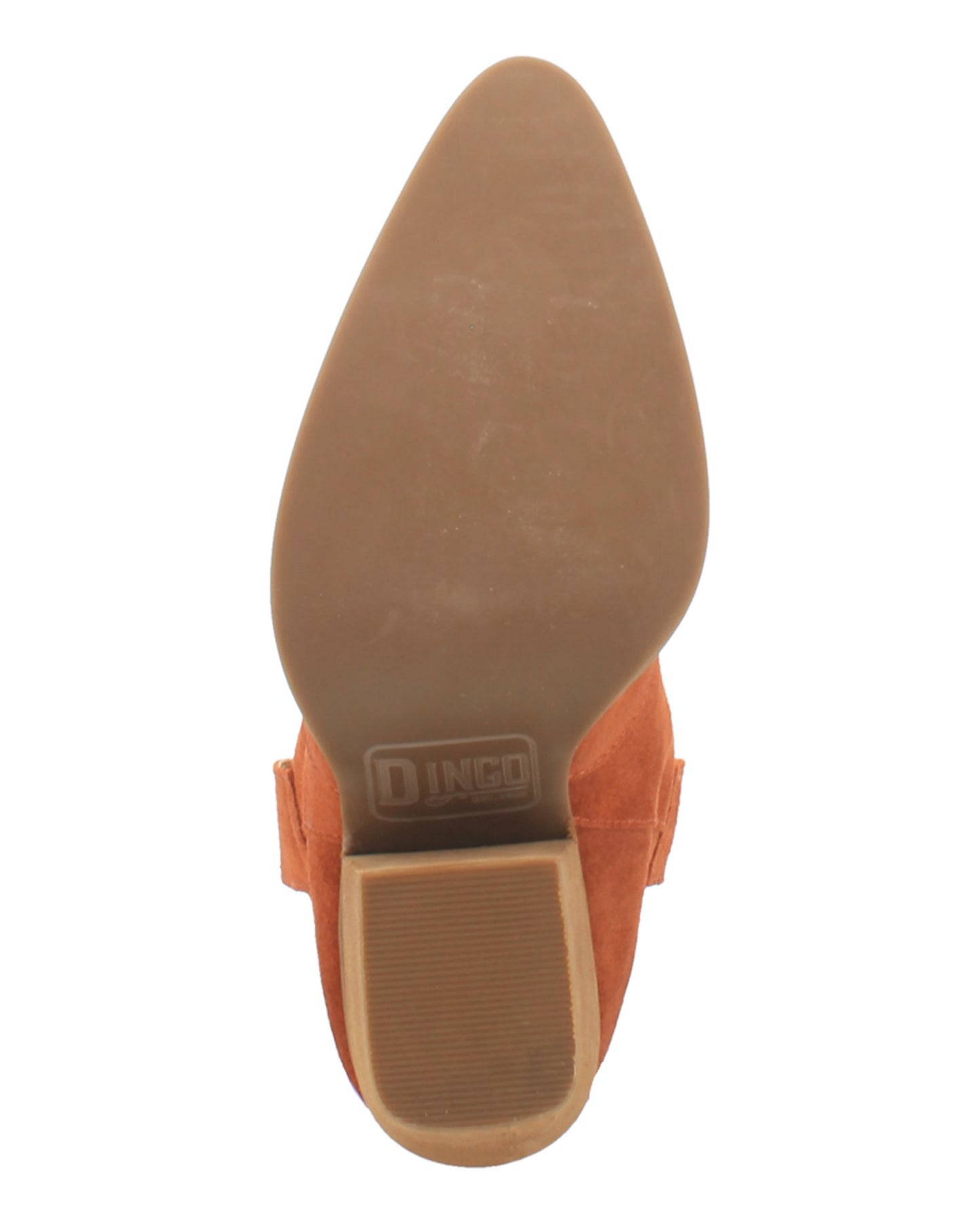 Dingo Women's Flannie Leather Booties in Rust with Snip Toe at Skip's Western Outfitters | DI342-RUST