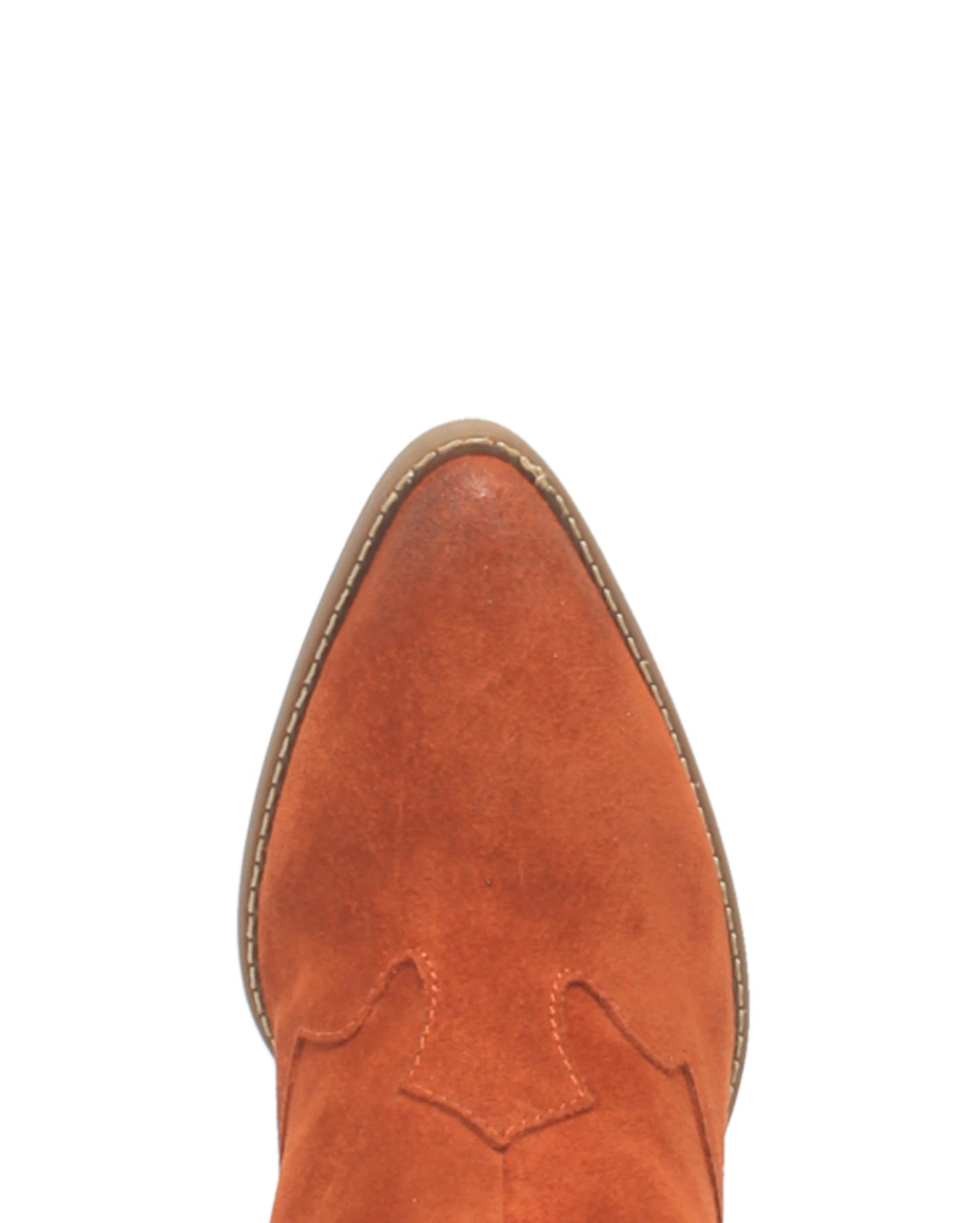 Dingo Women's Flannie Leather Booties in Rust with Snip Toe at Skip's Western Outfitters | DI342-RUST