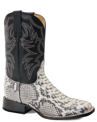 Men's Natural Python Western Boots