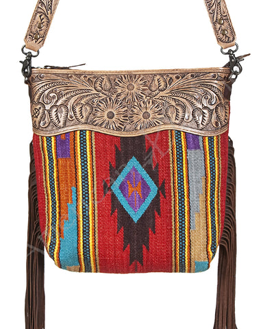 American Darling Small Crossbody Hair-On Genuine Leather Western Women –  Hilason Saddles and Tack
