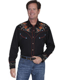 Men's Tooled Embroidered Western Shirt