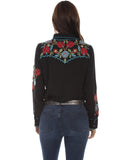 Women's Floral Tooled Western Shirt