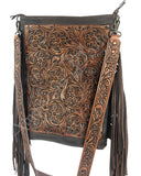 Women's Floral Tooled Leather Purse
