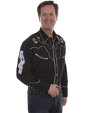 Men's Embroidered Western Shirt