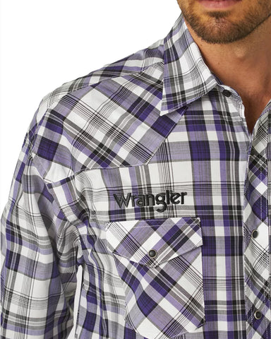 Men's Prism Wrangler Logo Western Shirt
