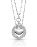 Women's Every Second Counts Heart Locket Necklace
