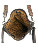 Women's Floral Tooled Leather Purse