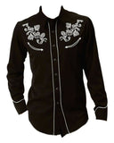 Women's Tooled Floral Western Shirt