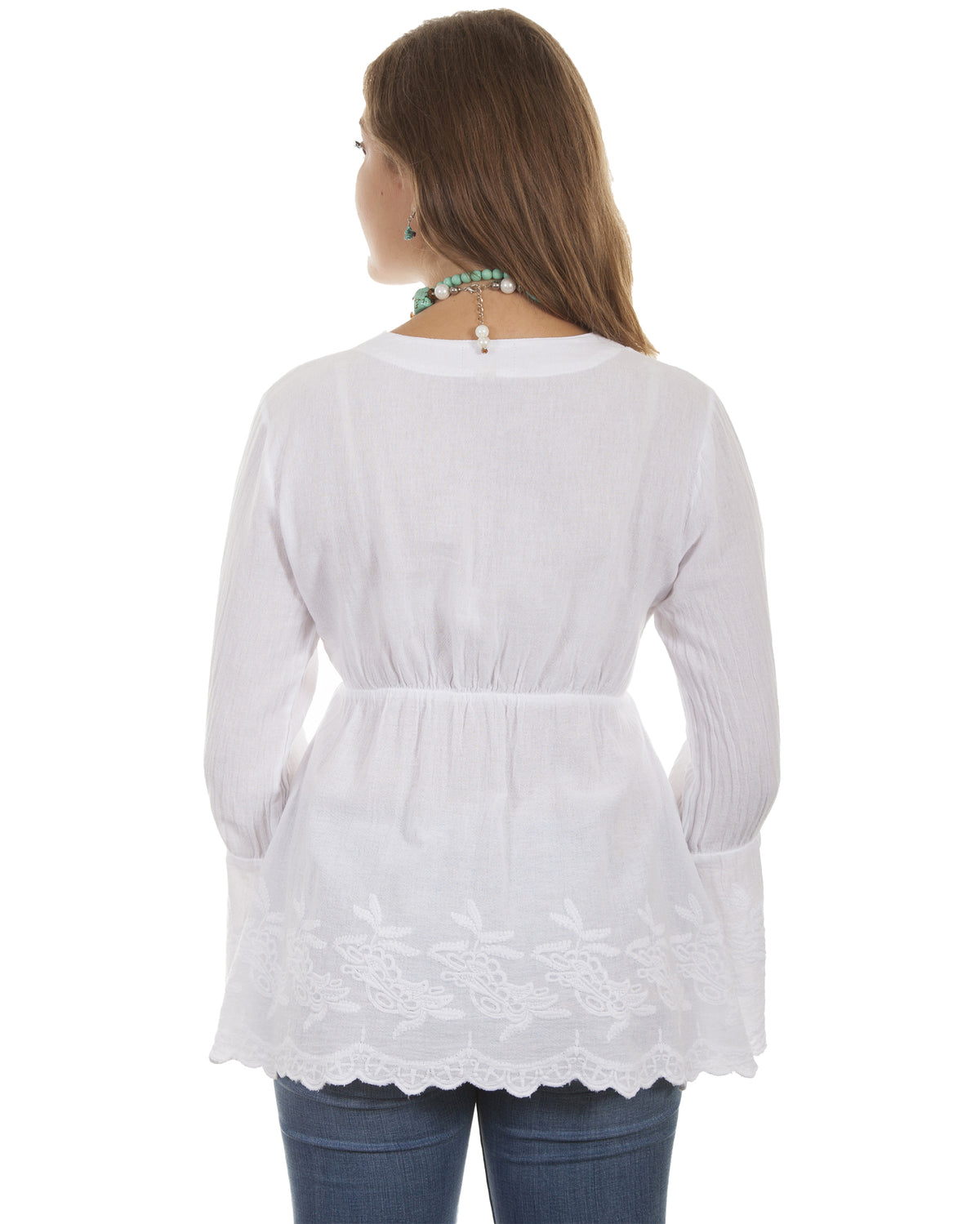 Peruvian Top Women's Peruvian Cotton Bell Sleeve Top – Skip's Western Outfitters