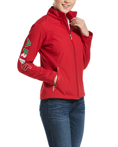 Women's Mexican Flag Softshell Jacket