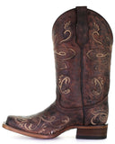 Women's Dragonfly Embroidery Western Boots
