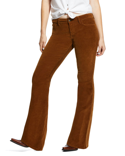 Women's Corduroy Flare Jeans by Ariat from Skip’s Western Outfitters | ARI-10032467-25-R
