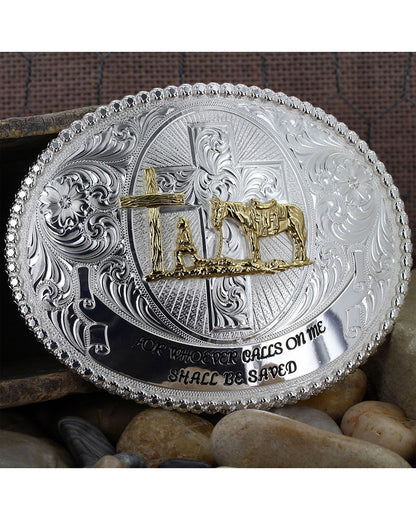 Faith and Wisdom Belt Buckle