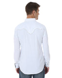 Men's Retro Decorative Stitching Western Shirt