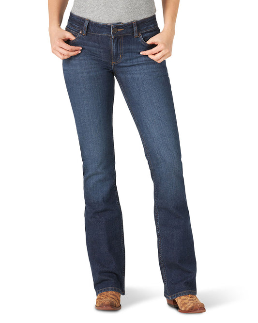 Women's Retro® Mae Mid-Rise Bootcut Jeans by Wrangler from Skip’s Western Outfitters | WRA-09MWZEH-00-30