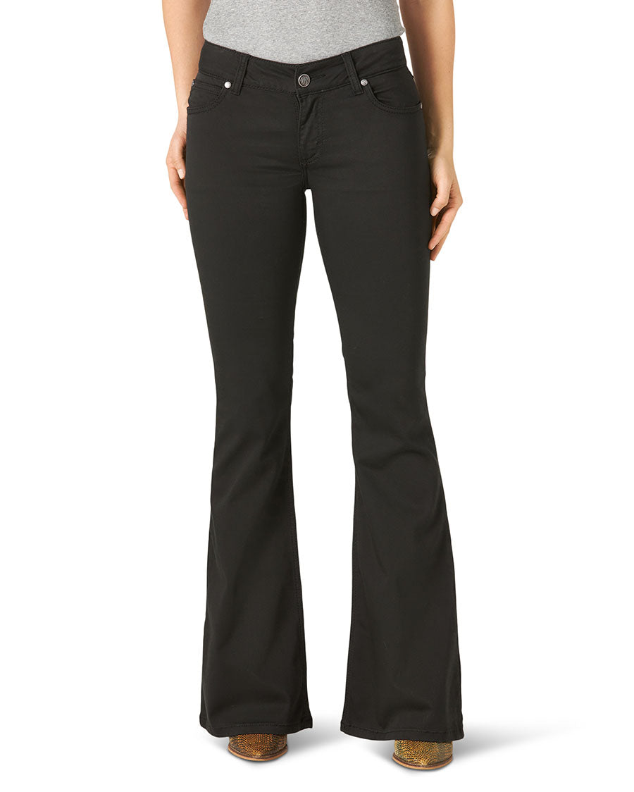 Women's Retro® Mae Mid-Rise Flare Jeans by Wrangler from Skip’s Western Outfitters | WRA-09MWFXB-0-30