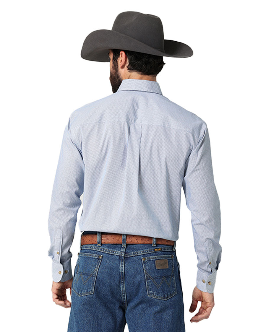 Men's George Strait Two Pocket Long Sleeve Shirt