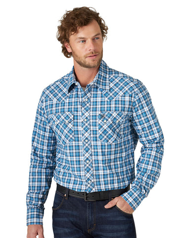 Men's Retro Modern Fit Long Sleeve Shirt