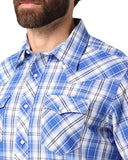 Men's Fashion Snap Modern Fit Long Sleeve Shirt