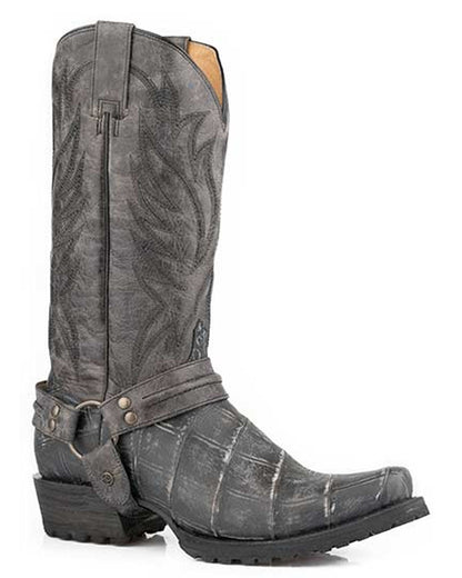 Men's Diesel Lug Western Harness Boots by Roper from Skip’s Western Outfitters | KAR-09-020-7755-8265-BL-080-D